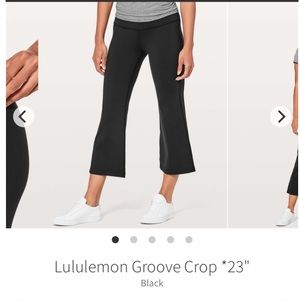 Lululemon Groove Crop leggings